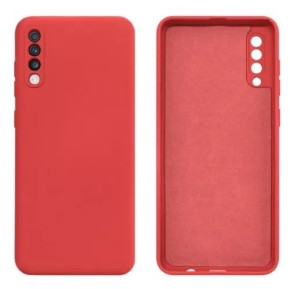 Луксозен силиконов гръб ТПУ ултра тънък МАТ PREMIUM CASE за Samsung Galaxy A50 A505F / Samsung Galaxy A30s A307F червен 